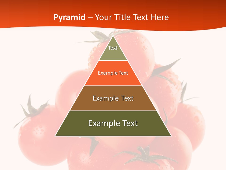 A Bunch Of Tomatoes On A White Background PowerPoint Template