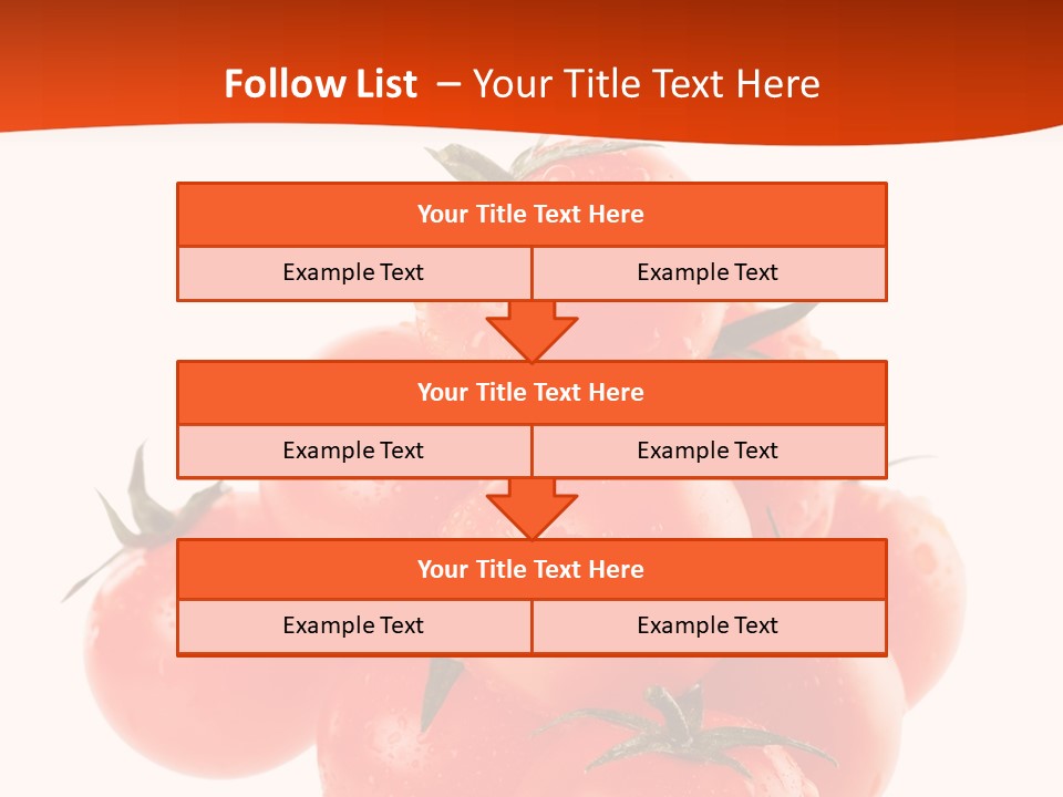 A Bunch Of Tomatoes On A White Background PowerPoint Template