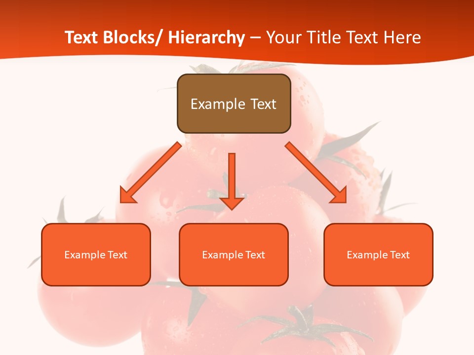 A Bunch Of Tomatoes On A White Background PowerPoint Template