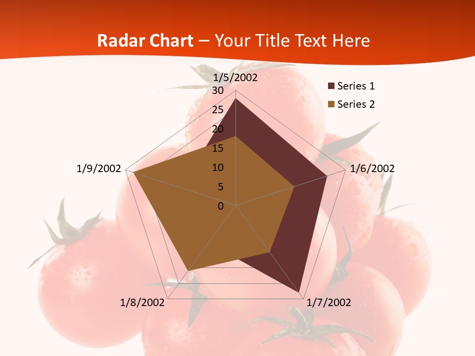 A Bunch Of Tomatoes On A White Background PowerPoint Template