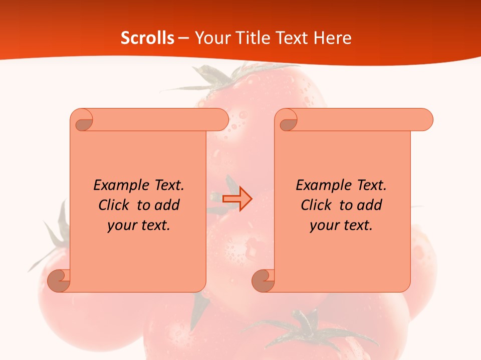 A Bunch Of Tomatoes On A White Background PowerPoint Template