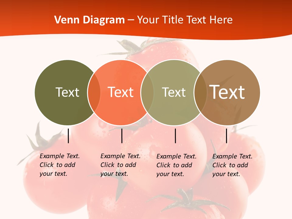 A Bunch Of Tomatoes On A White Background PowerPoint Template