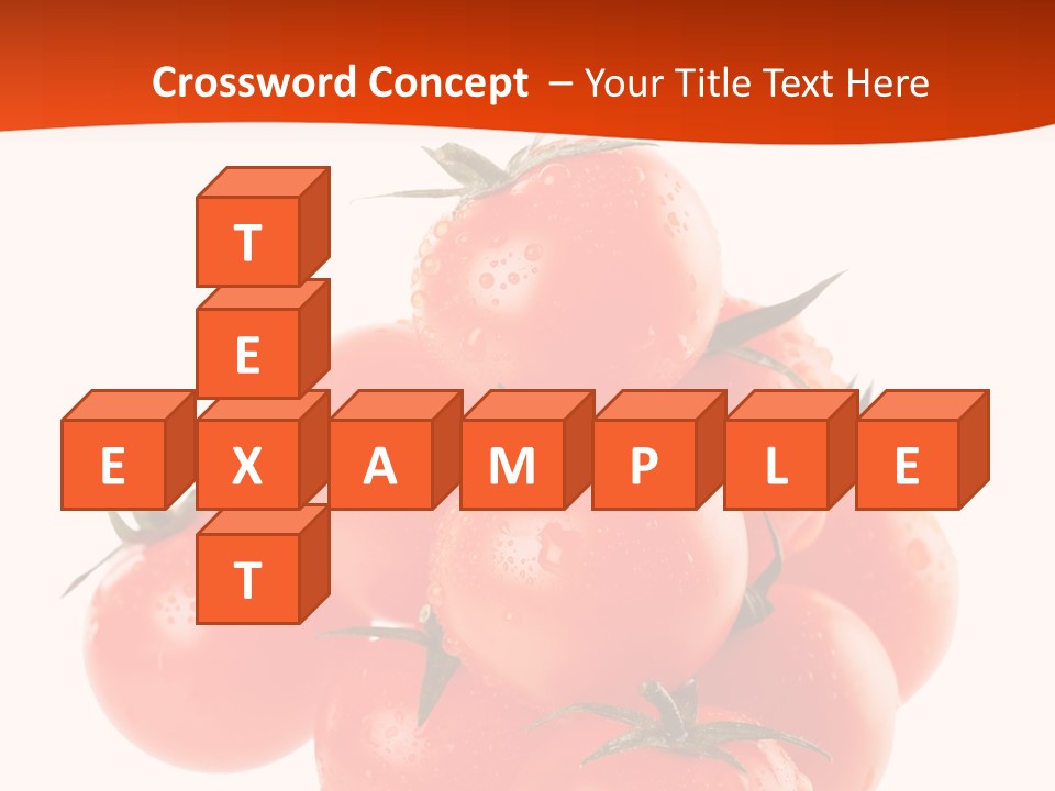 A Bunch Of Tomatoes On A White Background PowerPoint Template