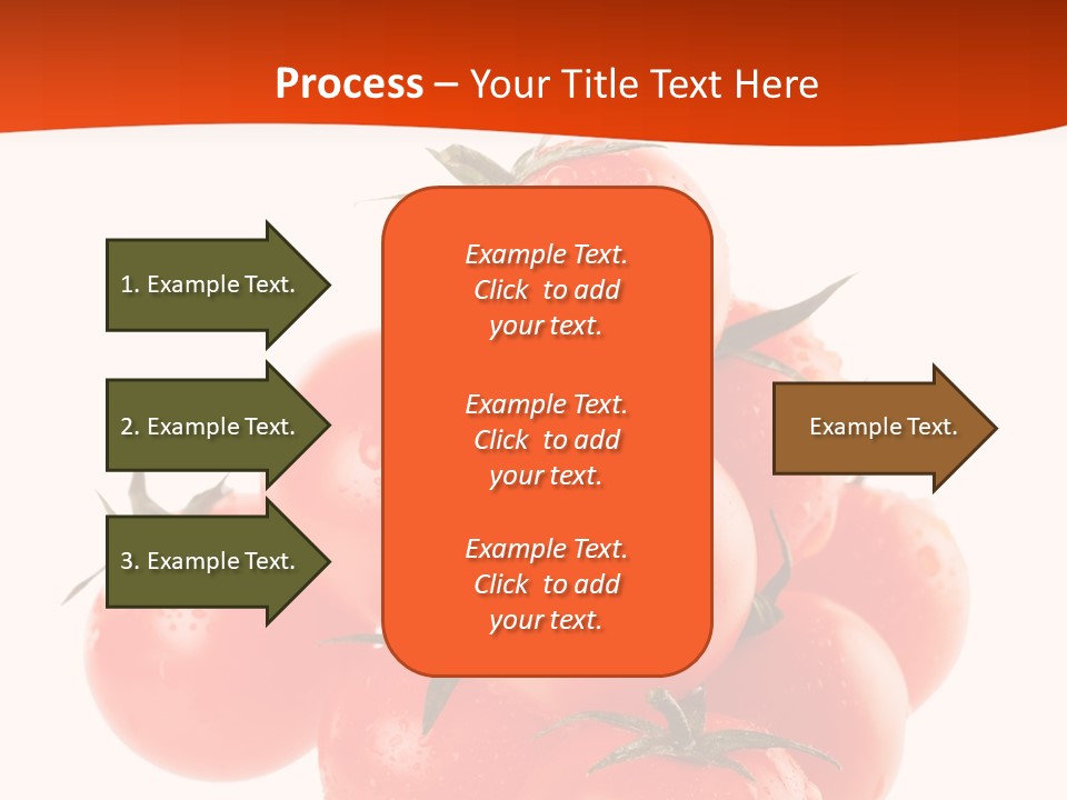 A Bunch Of Tomatoes On A White Background PowerPoint Template