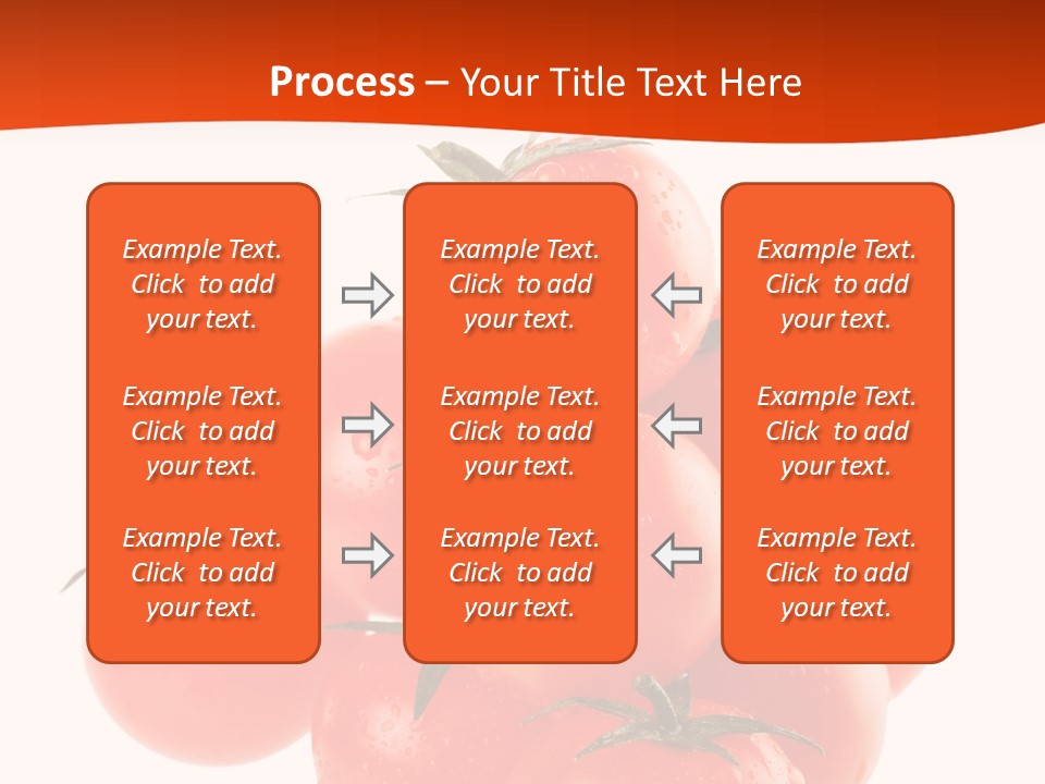 A Bunch Of Tomatoes On A White Background PowerPoint Template