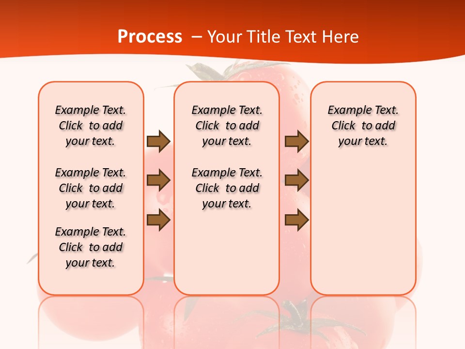 A Bunch Of Tomatoes On A White Background PowerPoint Template