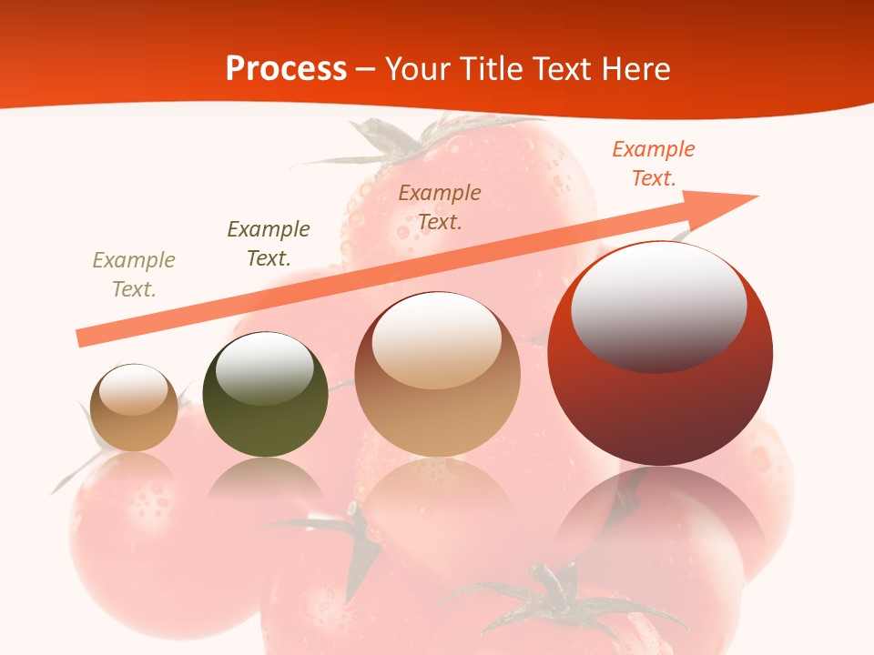 A Bunch Of Tomatoes On A White Background PowerPoint Template