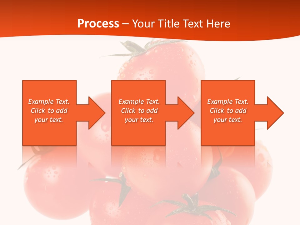 A Bunch Of Tomatoes On A White Background PowerPoint Template
