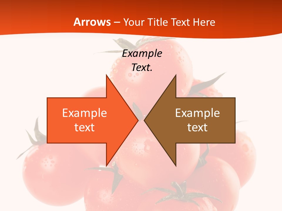 A Bunch Of Tomatoes On A White Background PowerPoint Template