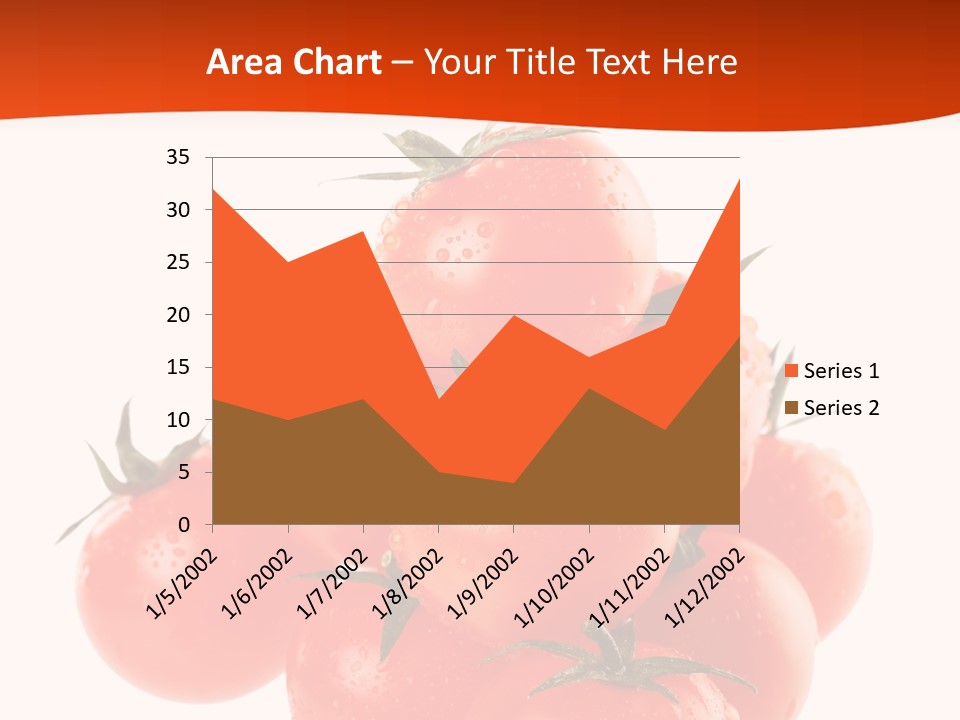 A Bunch Of Tomatoes On A White Background PowerPoint Template