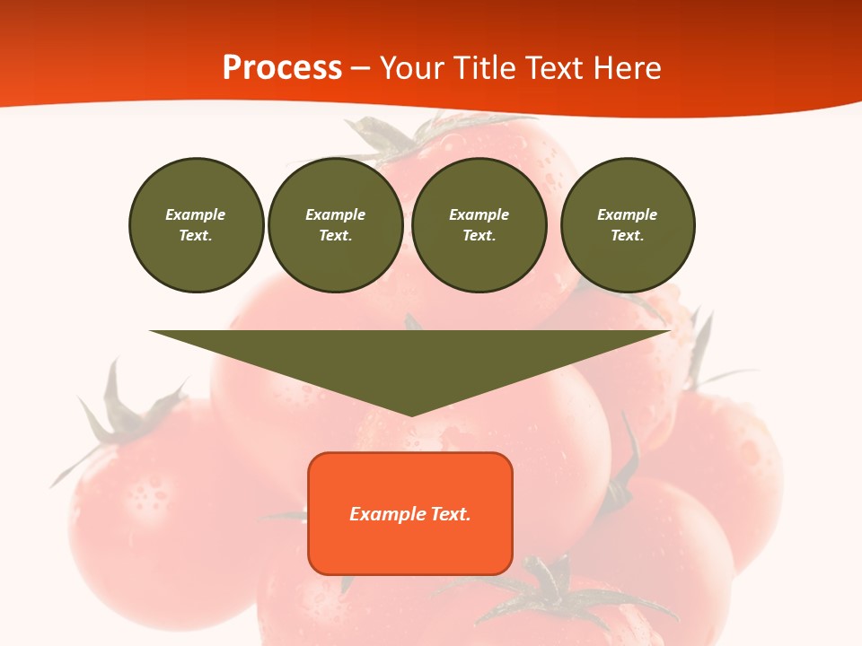 A Bunch Of Tomatoes On A White Background PowerPoint Template