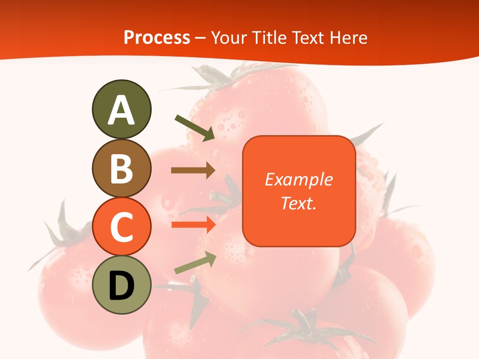 A Bunch Of Tomatoes On A White Background PowerPoint Template