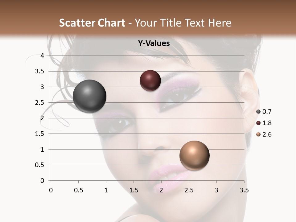 A Woman With Her Hair In A Bun PowerPoint Template