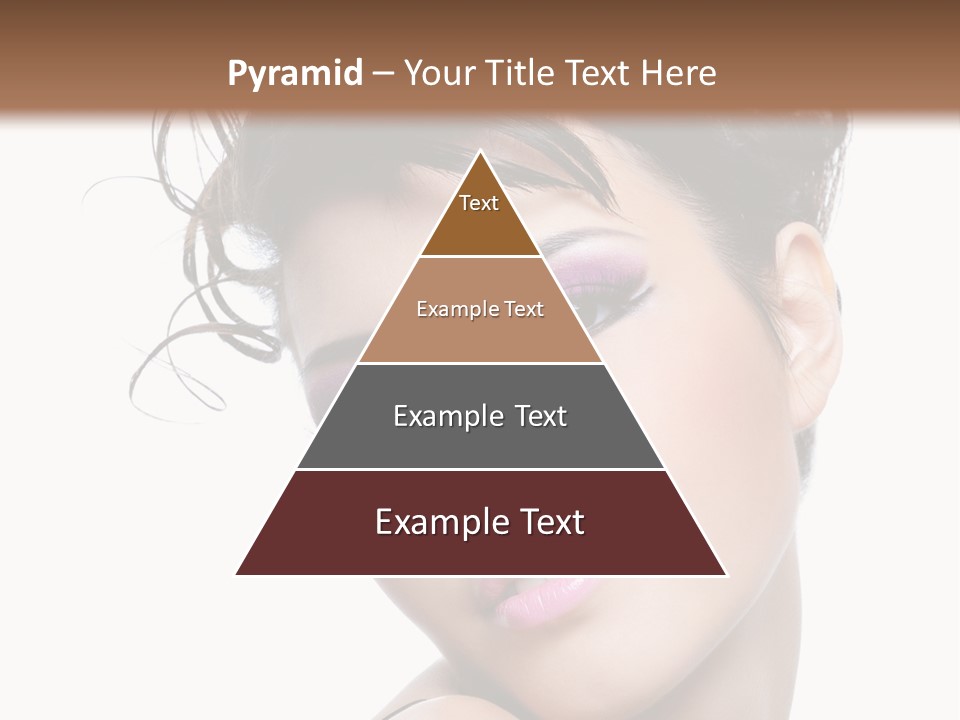 A Woman With Her Hair In A Bun PowerPoint Template