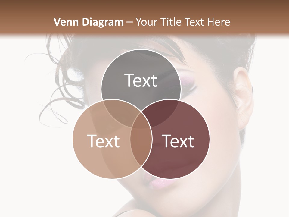 A Woman With Her Hair In A Bun PowerPoint Template