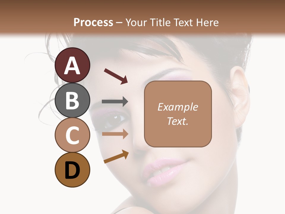 A Woman With Her Hair In A Bun PowerPoint Template