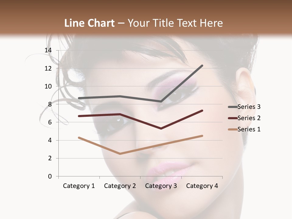 A Woman With Her Hair In A Bun PowerPoint Template