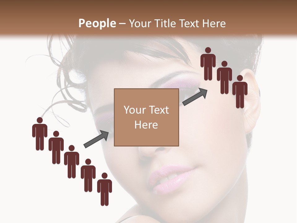 A Woman With Her Hair In A Bun PowerPoint Template