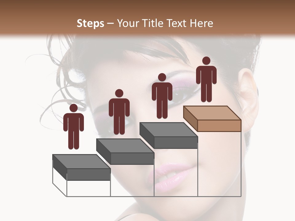 A Woman With Her Hair In A Bun PowerPoint Template