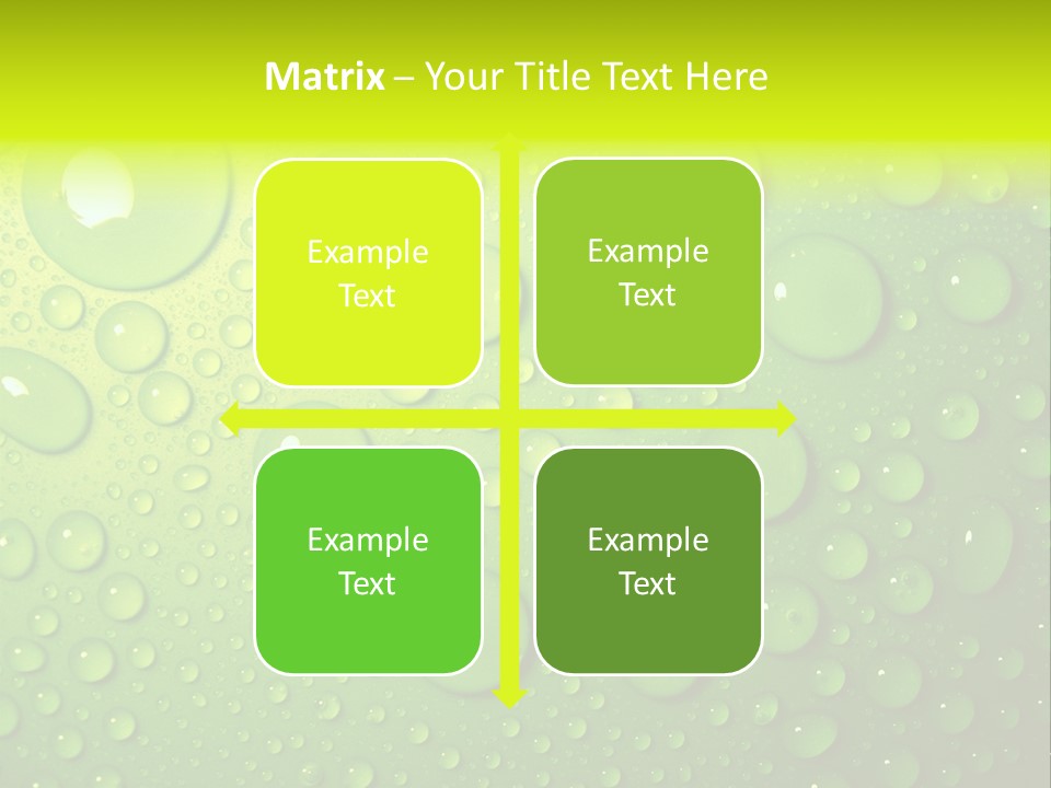 Lime Thirst Cool PowerPoint Template