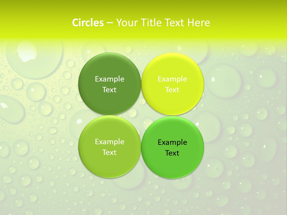 Lime Thirst Cool PowerPoint Template