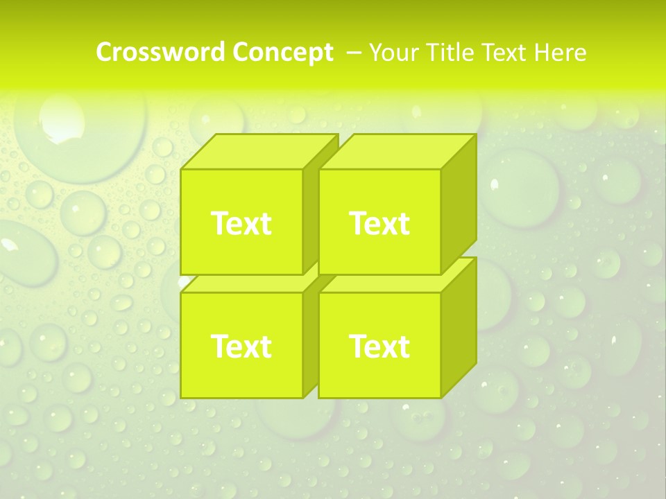Lime Thirst Cool PowerPoint Template