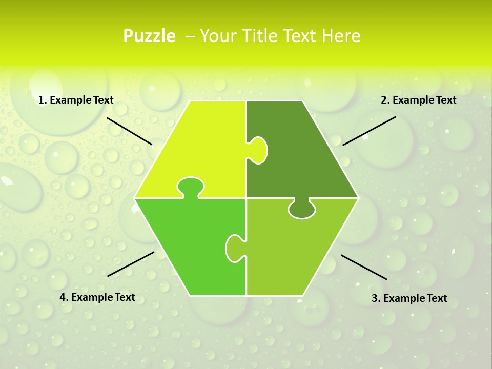 Lime Thirst Cool PowerPoint Template