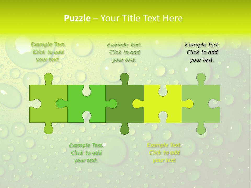 Lime Thirst Cool PowerPoint Template