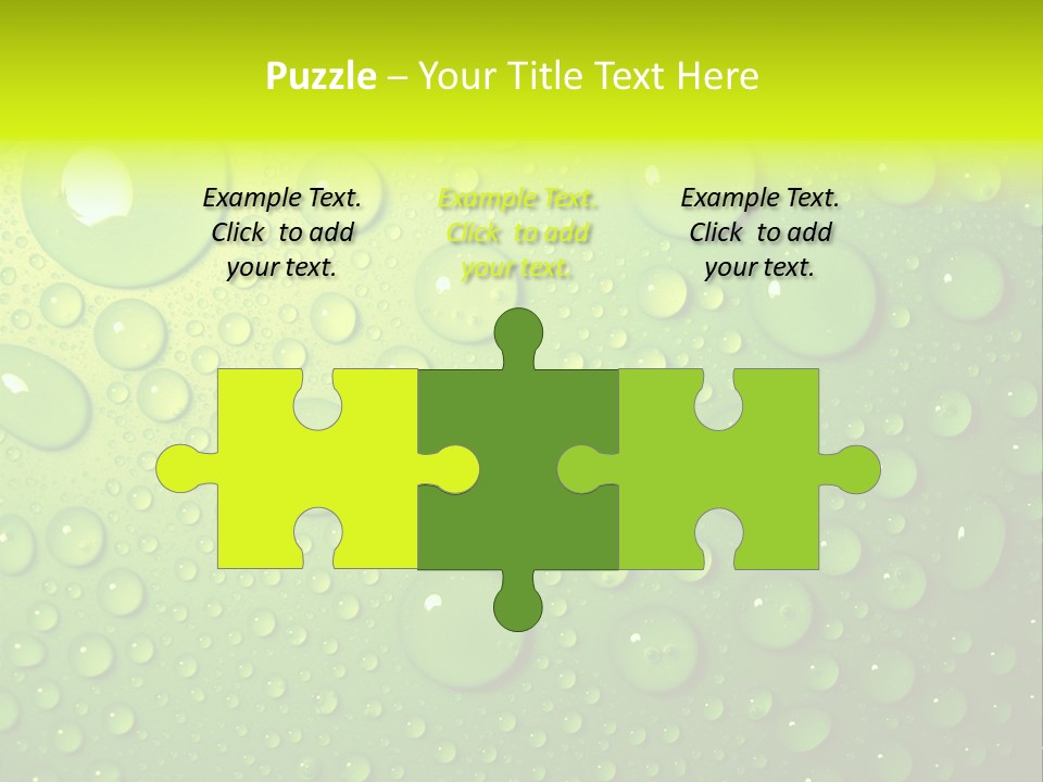 Lime Thirst Cool PowerPoint Template
