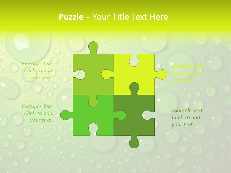 Lime Thirst Cool PowerPoint Template