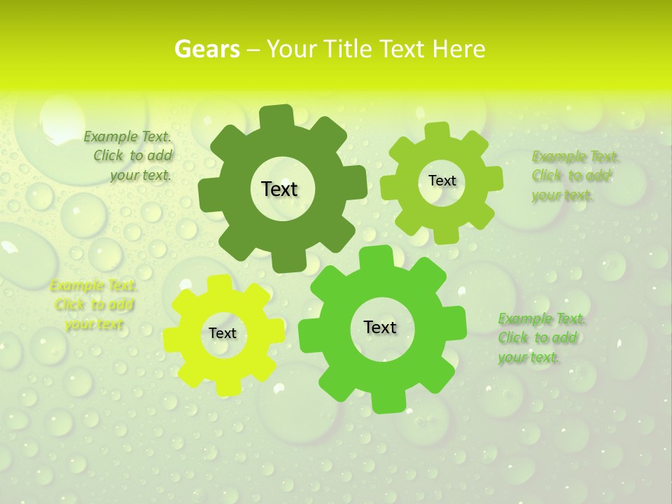 Lime Thirst Cool PowerPoint Template