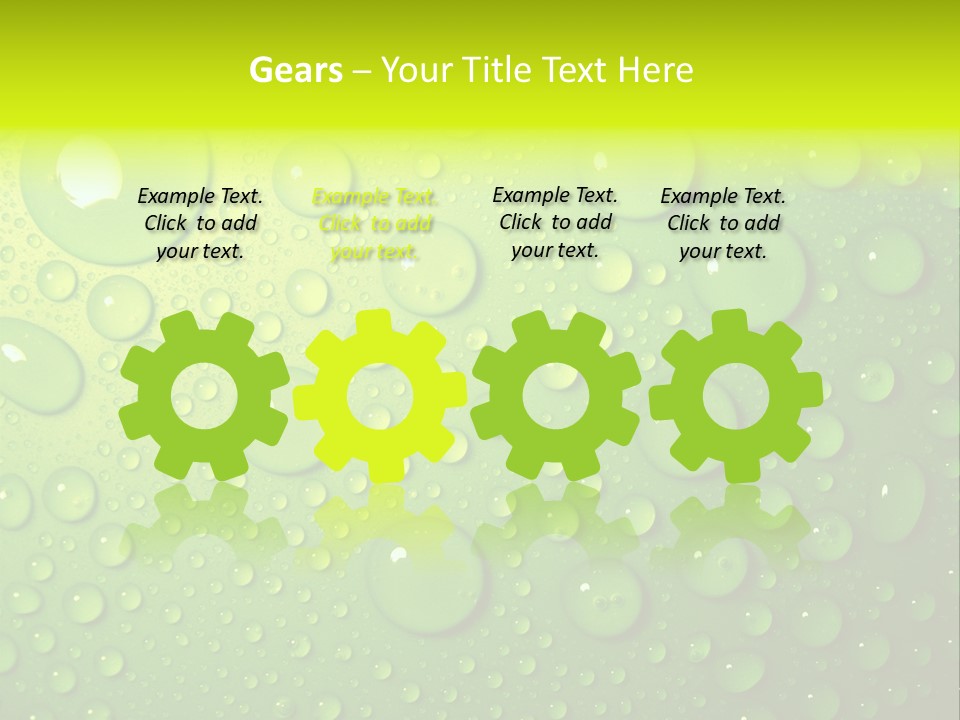 Lime Thirst Cool PowerPoint Template