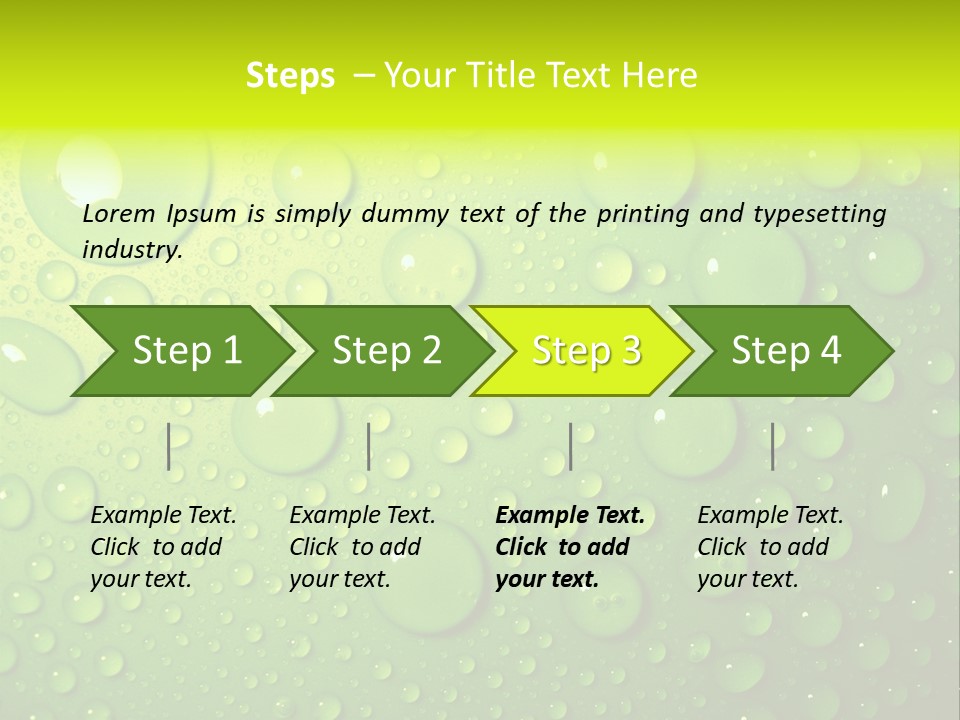 Lime Thirst Cool PowerPoint Template