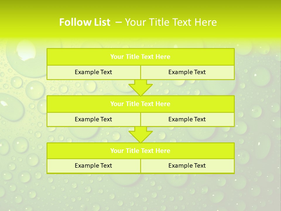 Lime Thirst Cool PowerPoint Template