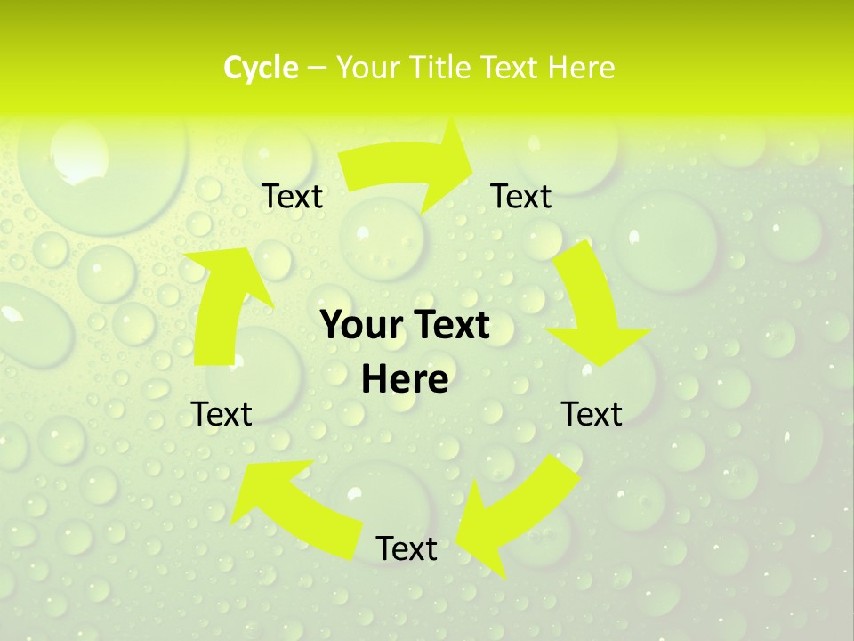 Lime Thirst Cool PowerPoint Template
