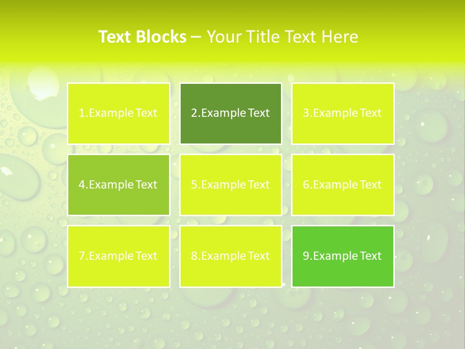 Lime Thirst Cool PowerPoint Template