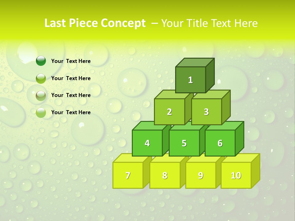 Lime Thirst Cool PowerPoint Template
