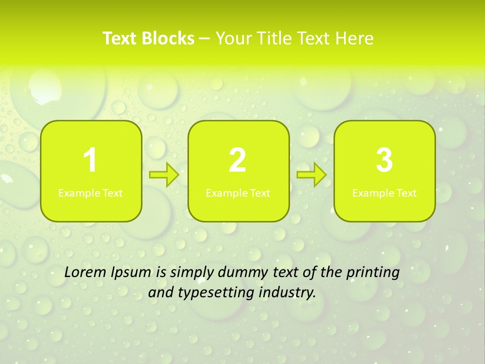 Lime Thirst Cool PowerPoint Template