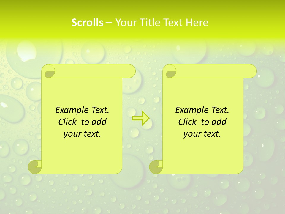 Lime Thirst Cool PowerPoint Template