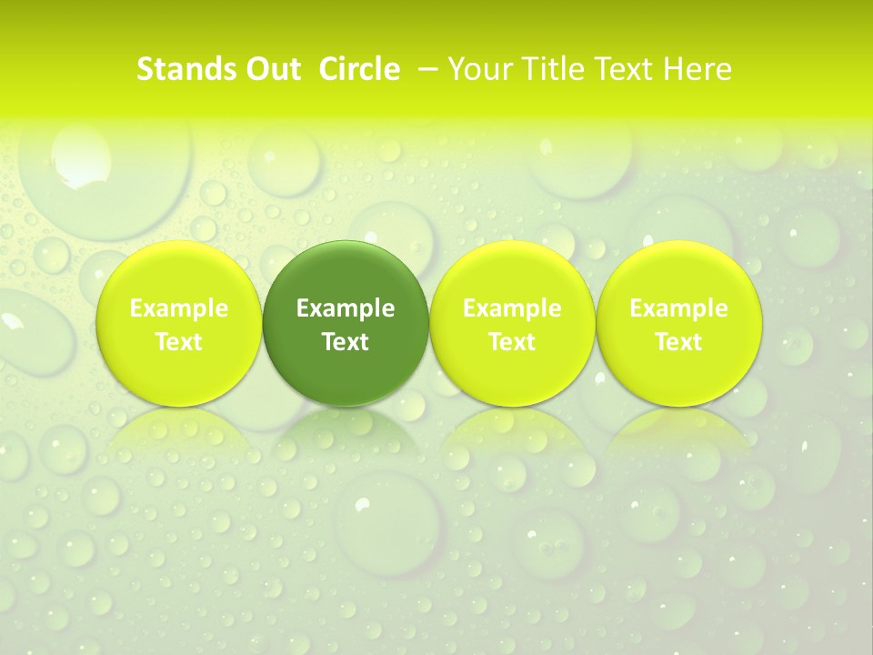 Lime Thirst Cool PowerPoint Template