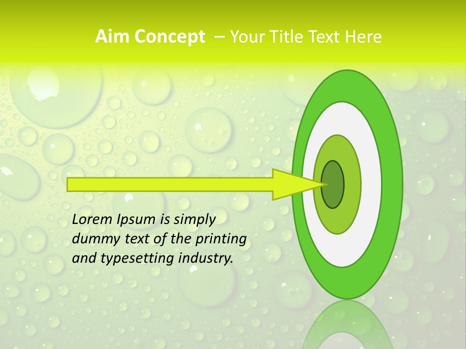 Lime Thirst Cool PowerPoint Template