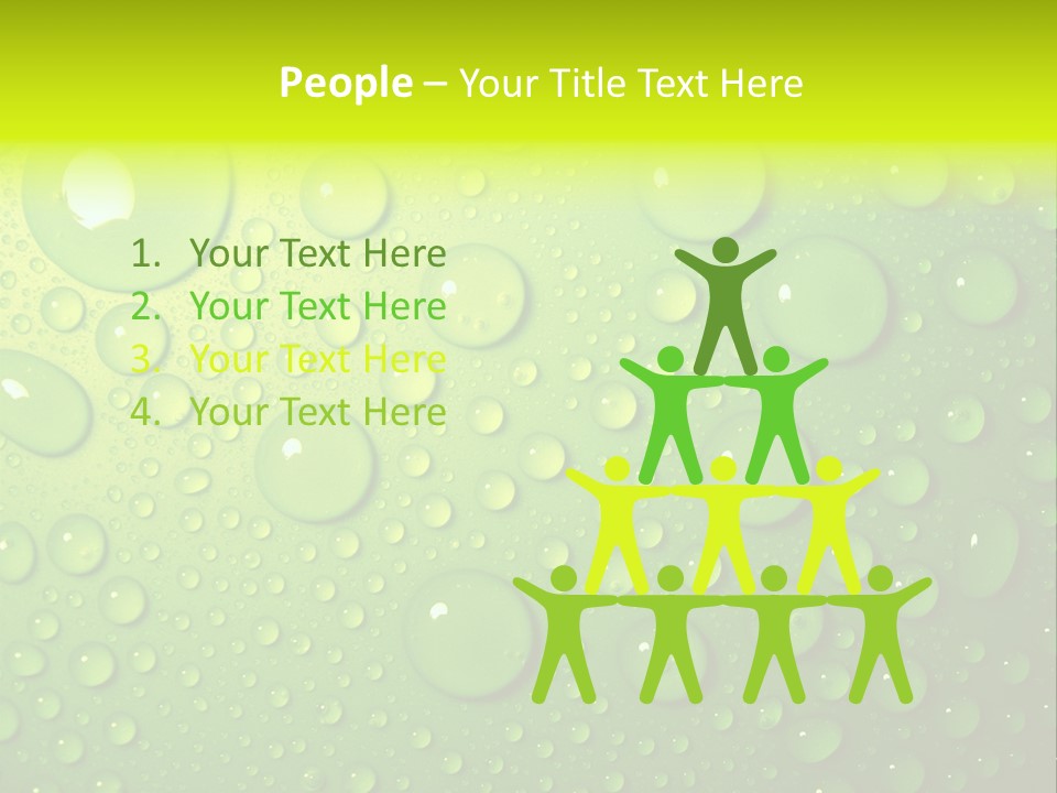 Lime Thirst Cool PowerPoint Template