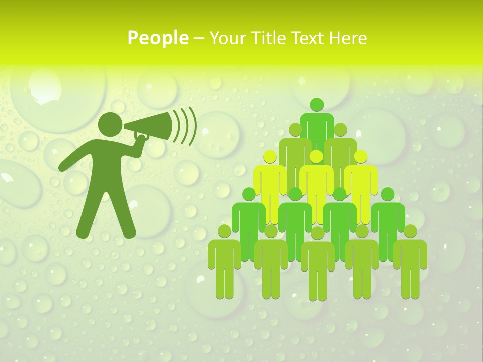 Lime Thirst Cool PowerPoint Template