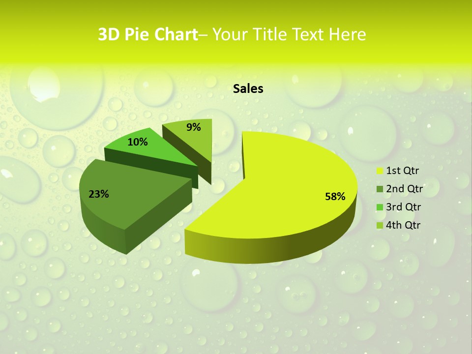 Lime Thirst Cool PowerPoint Template