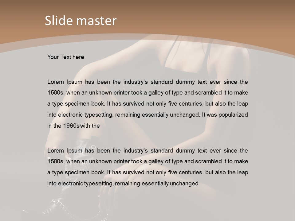 Beach Background Concept PowerPoint Template