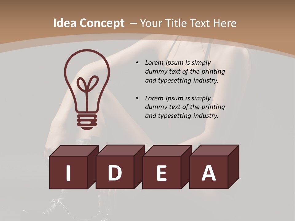 Beach Background Concept PowerPoint Template