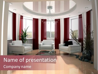 City Relaxation Mansion PowerPoint Template