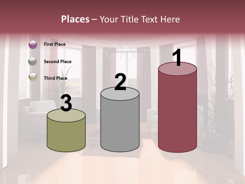 City Relaxation Mansion PowerPoint Template