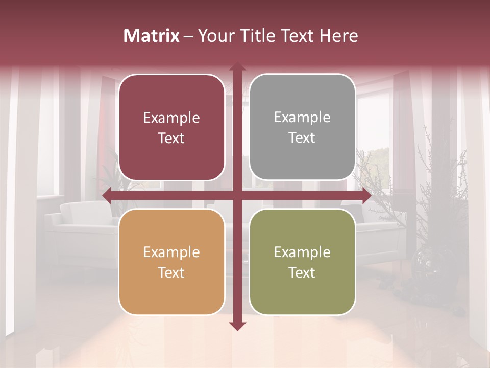 City Relaxation Mansion PowerPoint Template