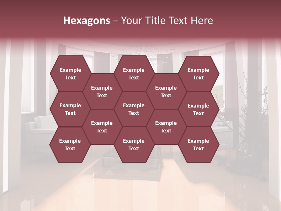 City Relaxation Mansion PowerPoint Template